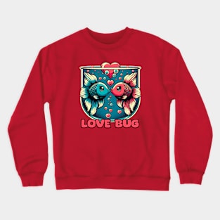 Valentine's Day Love bug xix Crewneck Sweatshirt